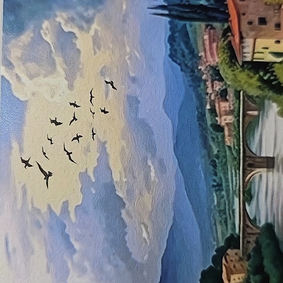 4x6 Lovely Fantasy Art‎ Watercolor Oil Painting Print - Picture 2 of 4